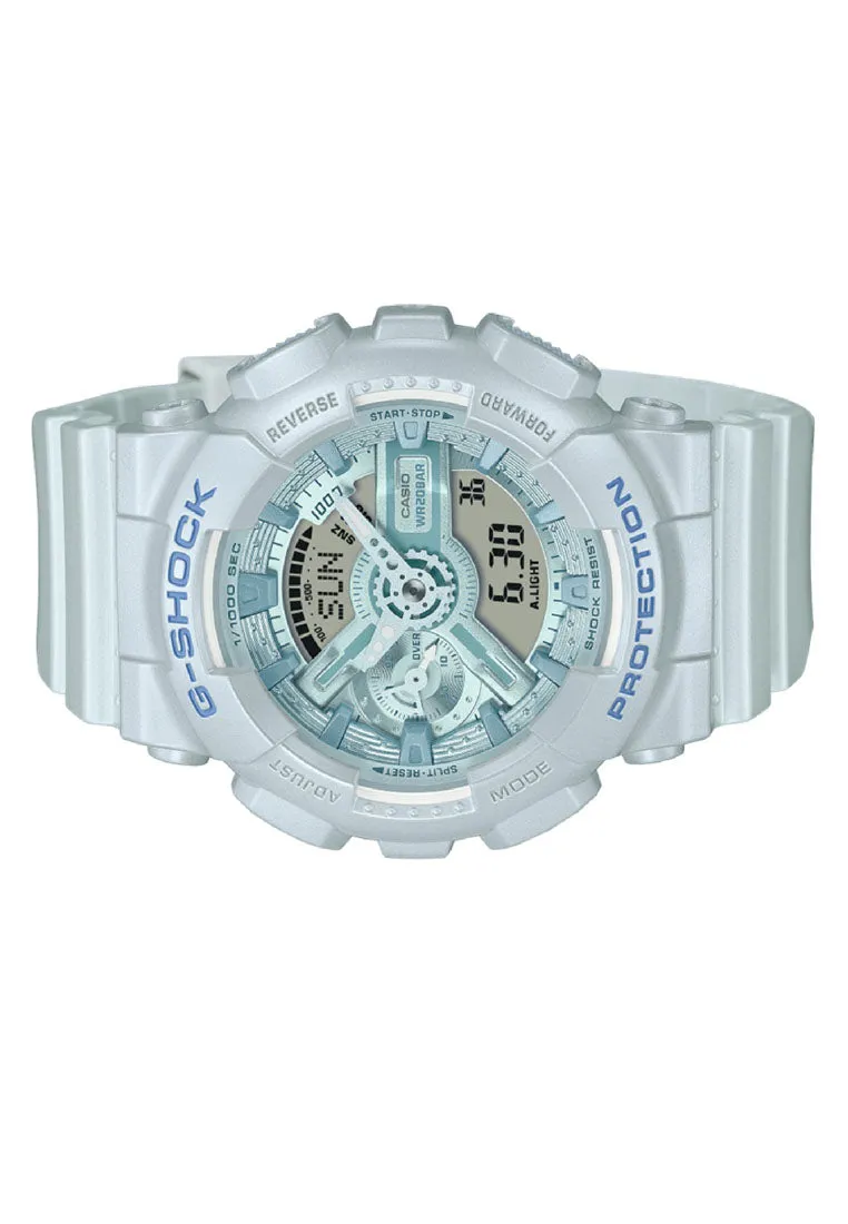 Casio G-shock Women GMA-S110ST-2A Digital Analog Rubber Strap Watch For Women