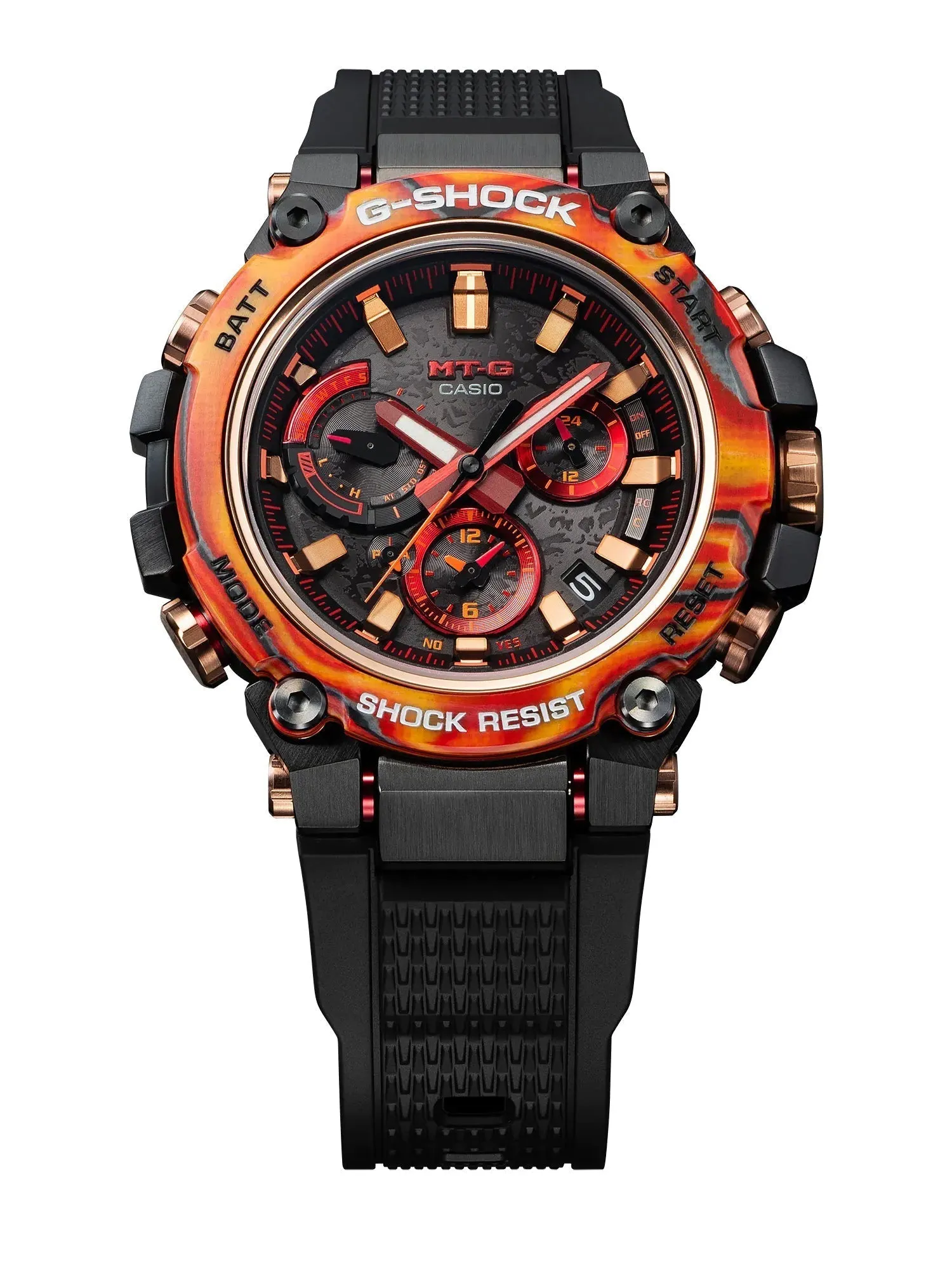 Casio G-Shock x Eric Haze SOLAR FLARE RED 40th Annversary Watch MTGB3000FR-1A