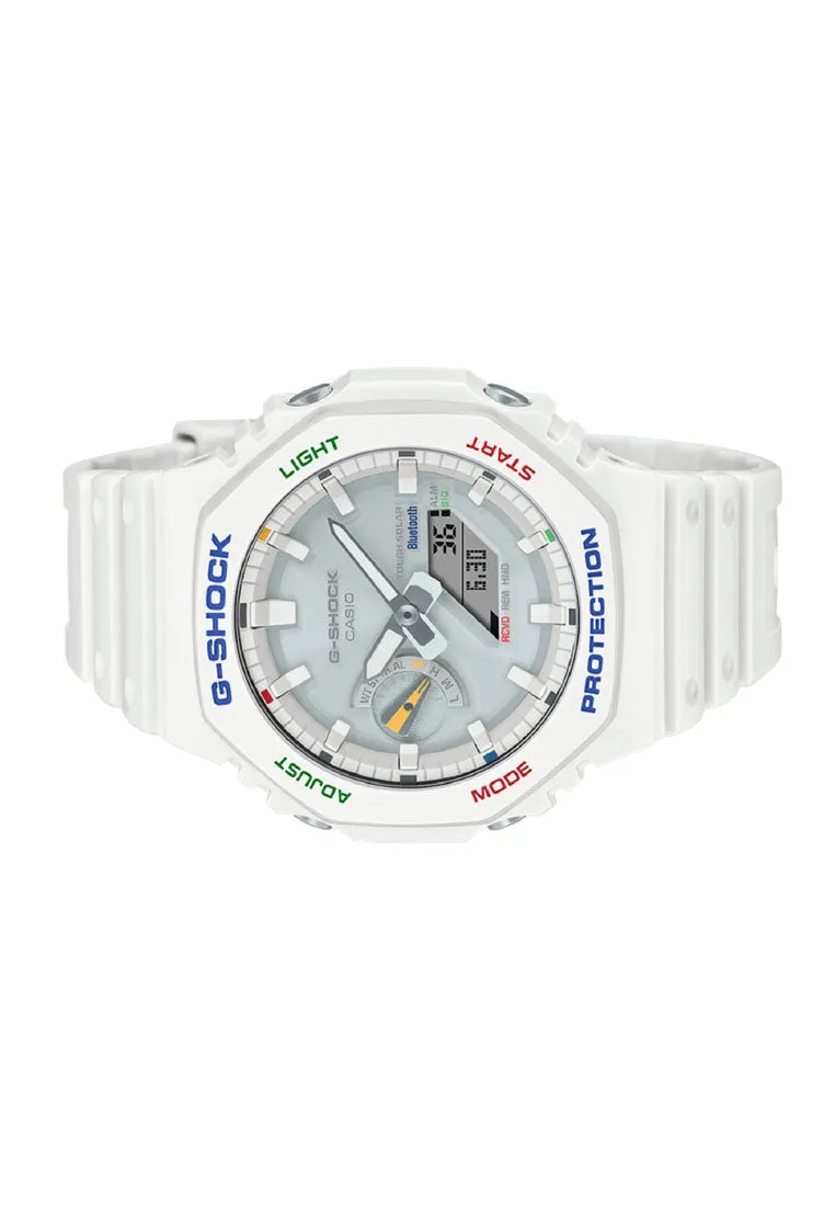 Casio GA-B2100FC-7A Digital Analog Rubber Strap Watch for Men