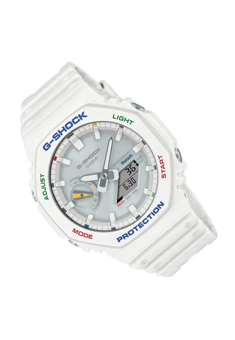 Casio GA-B2100FC-7A Digital Analog Rubber Strap Watch for Men