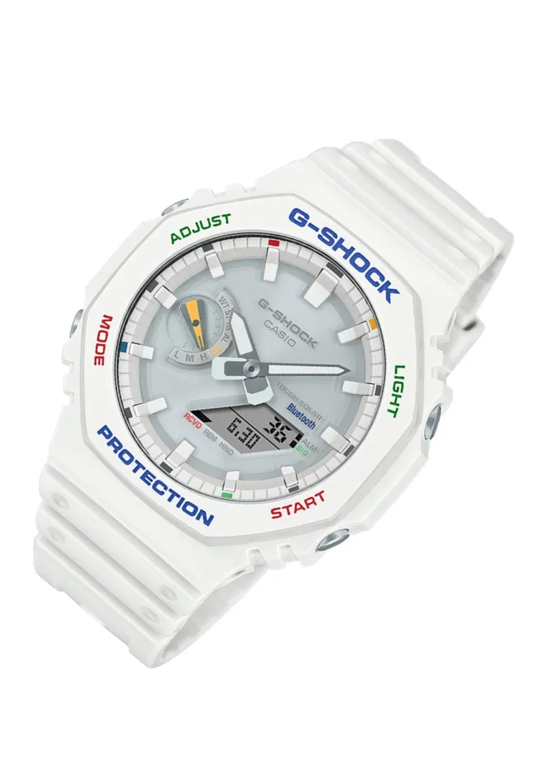 Casio GA-B2100FC-7A Digital Analog Rubber Strap Watch for Men