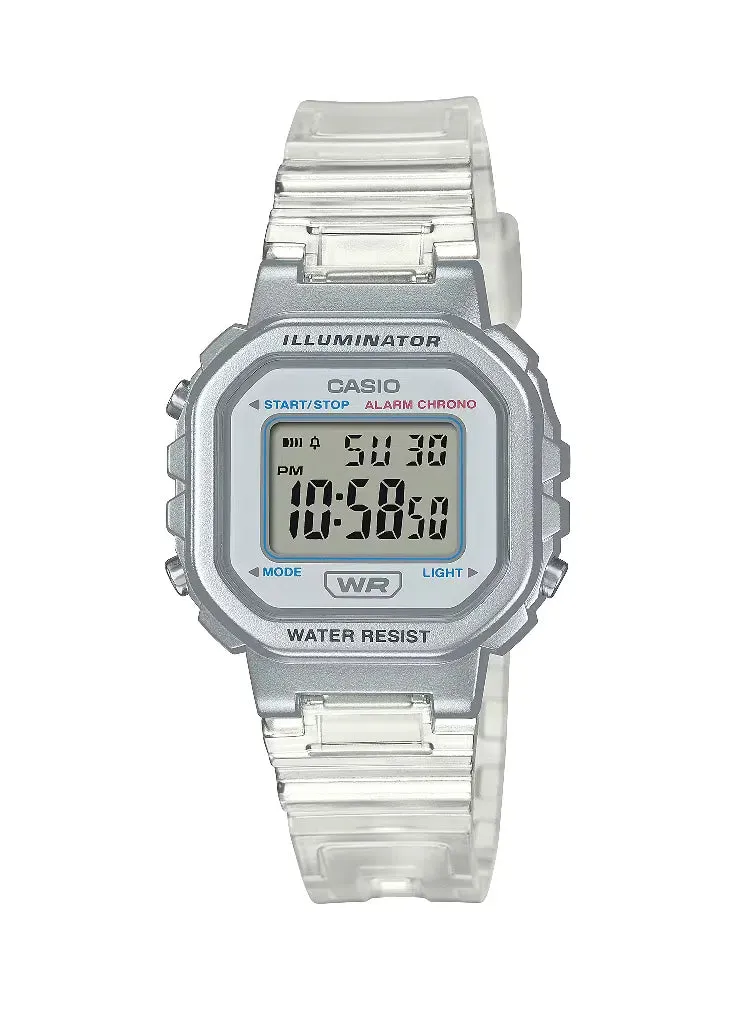 Casio LA-20WHS-7A Digital Rubber Strap Watch For Women