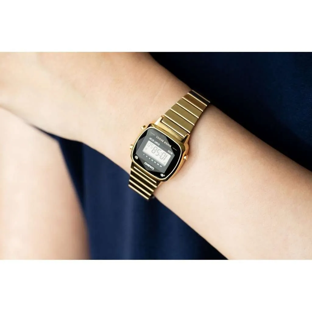 Casio LA670WGAD-1DF Gold Stainless Watch for Women