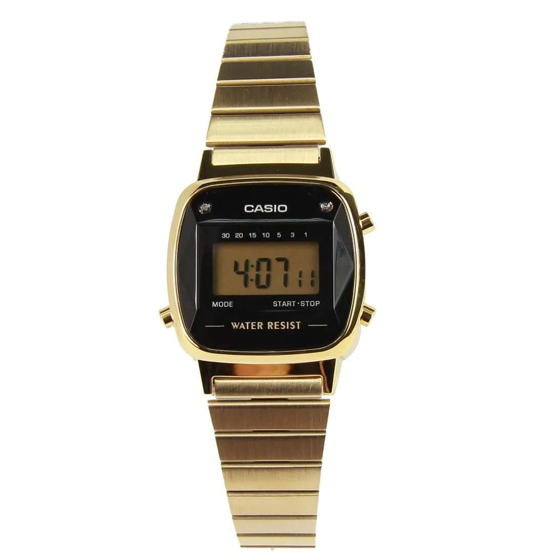Casio LA670WGAD-1DF Gold Stainless Watch for Women