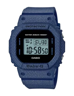 Casio Ladies Baby-G Limited Edition Denim'd -World Time - Digital