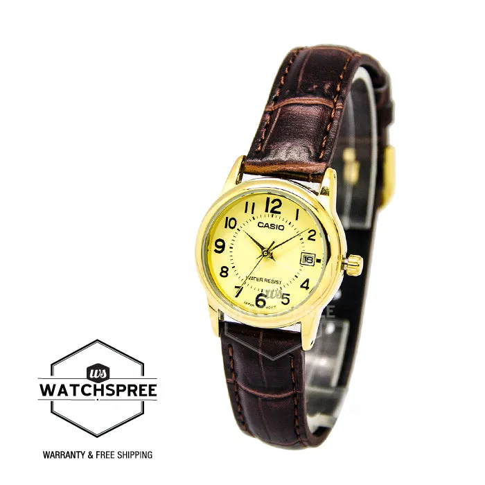 Casio Ladies Watch LTPV002GL-9B