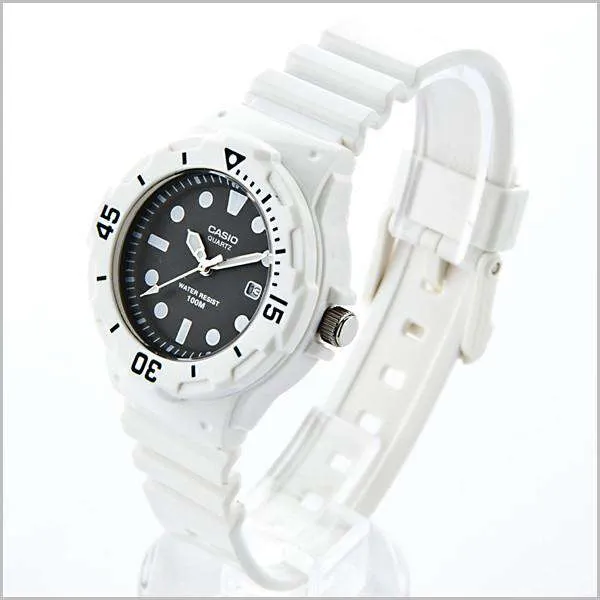 Casio LRW-200H-1E White Resin Strap Watch for Women