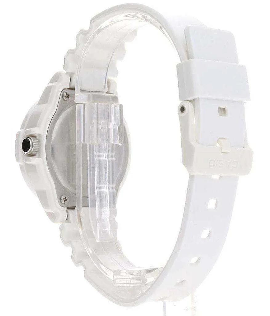 Casio LRW-200H-2CVDF White Resin Strap Watch for Women