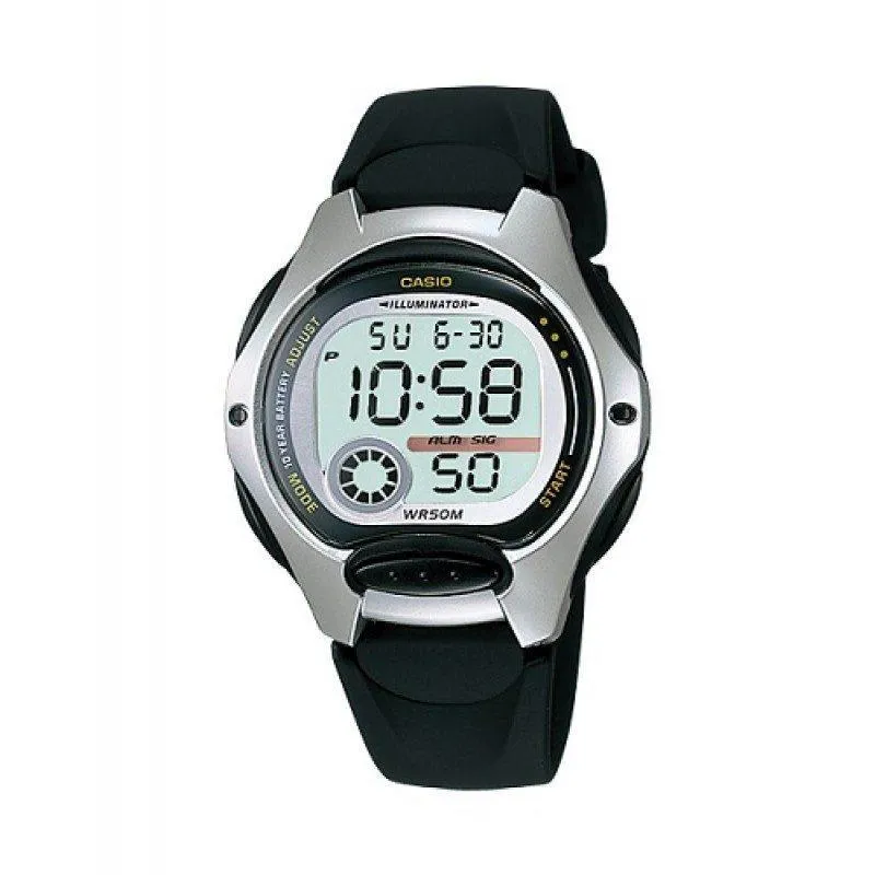 Casio LW-200-1AVDF Black Resin Strap Watch for Women