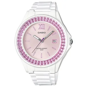 Casio LX-500H-4E White Resin Watch For Women