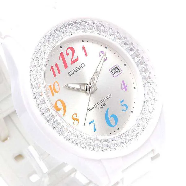 Casio LX-500H-7B White Resin Watch For Women