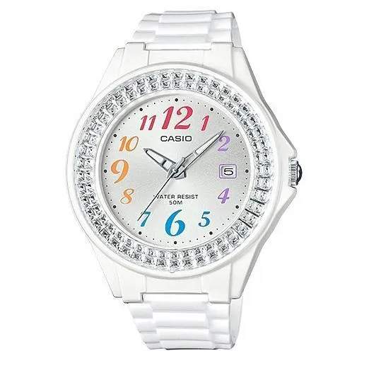 Casio LX-500H-7B White Resin Watch For Women