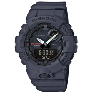 Casio Men's Ana-Digi Watch - G-Shock Alarm Charcoal Resin Strap Dive | GBA800-8A