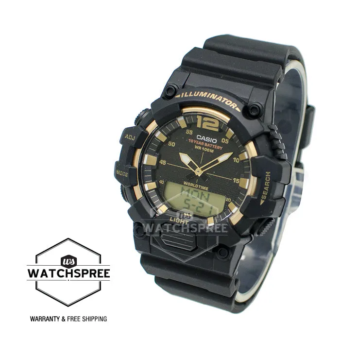 Casio Men's Analog-Digital Combination Black Resin Band Watch HDC700-9A HDC-700-9A