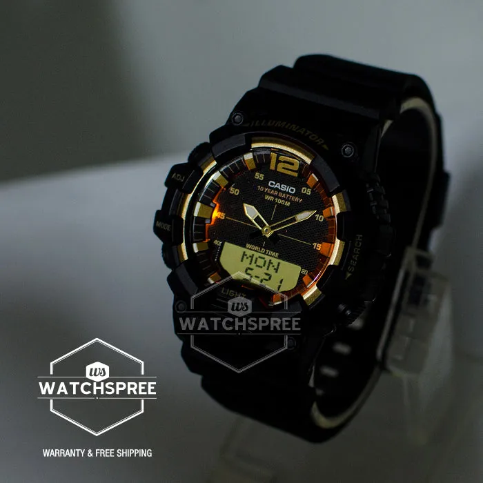 Casio Men's Analog-Digital Combination Black Resin Band Watch HDC700-9A HDC-700-9A