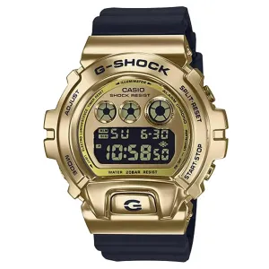 Casio Men's Digital Watch - G-Shock Gold and Black Dial Shock Resistant | GM6900G-9