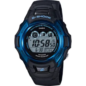 Casio Men's Digital Watch - G-Shock World Time Black Resin Strap Alarm | GWM500F-2