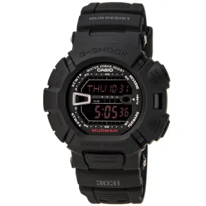 Casio Men's G-Shock World Time Black Resin Strap Black Digital Dial Quartz Dive Watch | G9000MS-1