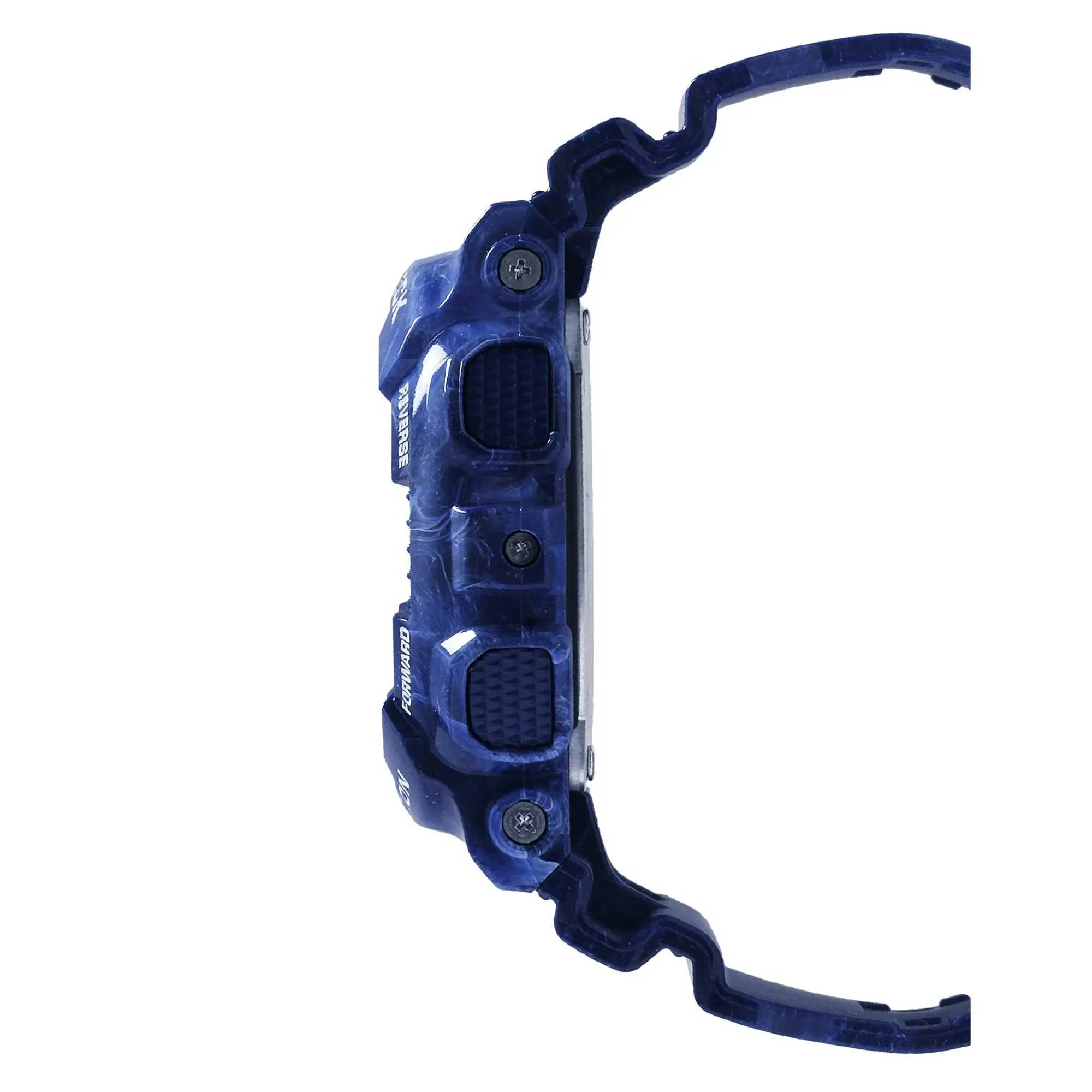 Casio Men's Quartz Watch - G-Shock Blue and White Ana-Digi Dial Strap | GA110BWP-2A