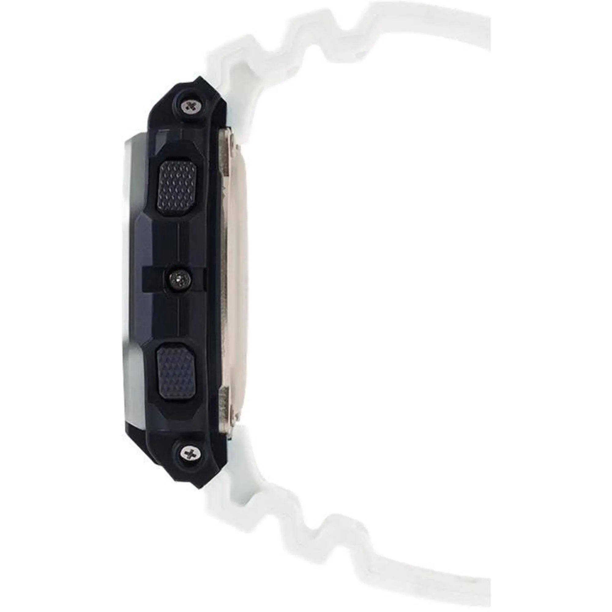 Casio Men's Watch - G-Shock G-Lide Black Digital Dial White Resin Strap | GBX100-7
