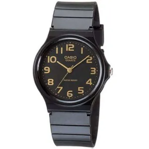 Casio MQ-24-1B2LDF Silicon Black Strap Watch for Men