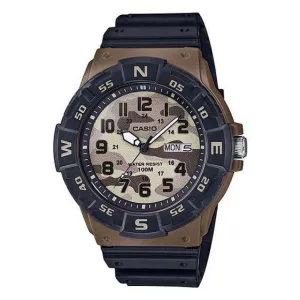Casio MRW-220HCM-5BVDF Brown Resin Watch for Men