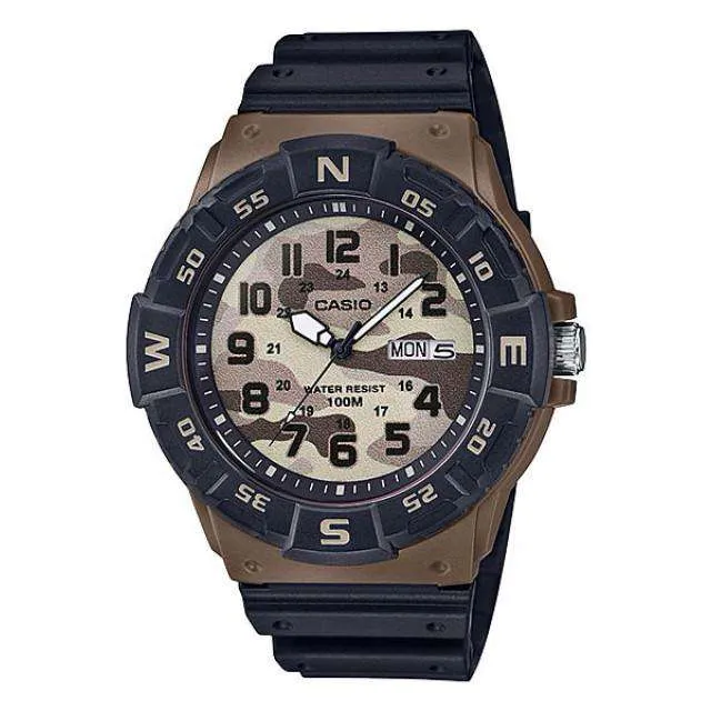 Casio MRW-220HCM-5BVDF Brown Resin Watch for Men