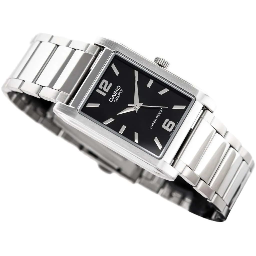 Casio MTP-1235D-1ADF Silver Stainless Steel Strap Watch for Men