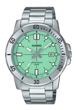 Casio MTP-VD01D-3E1 Analog Stainless Steel Strap Watch For Men