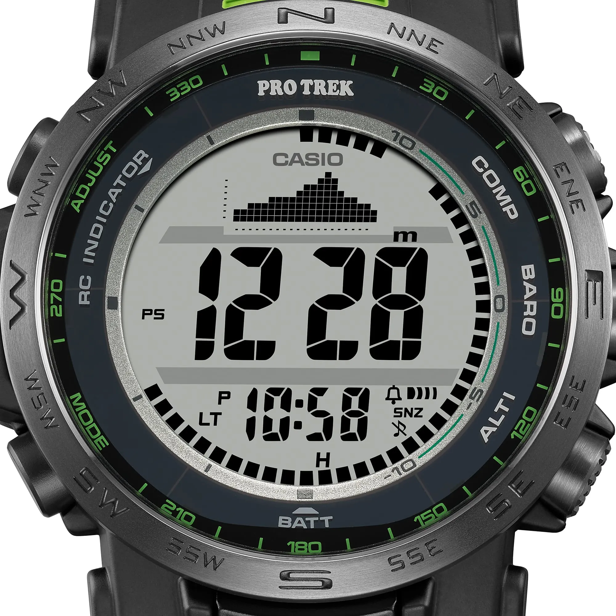 Casio Pro Trek Tough Solar Resin Band Watch PRW35Y-3D