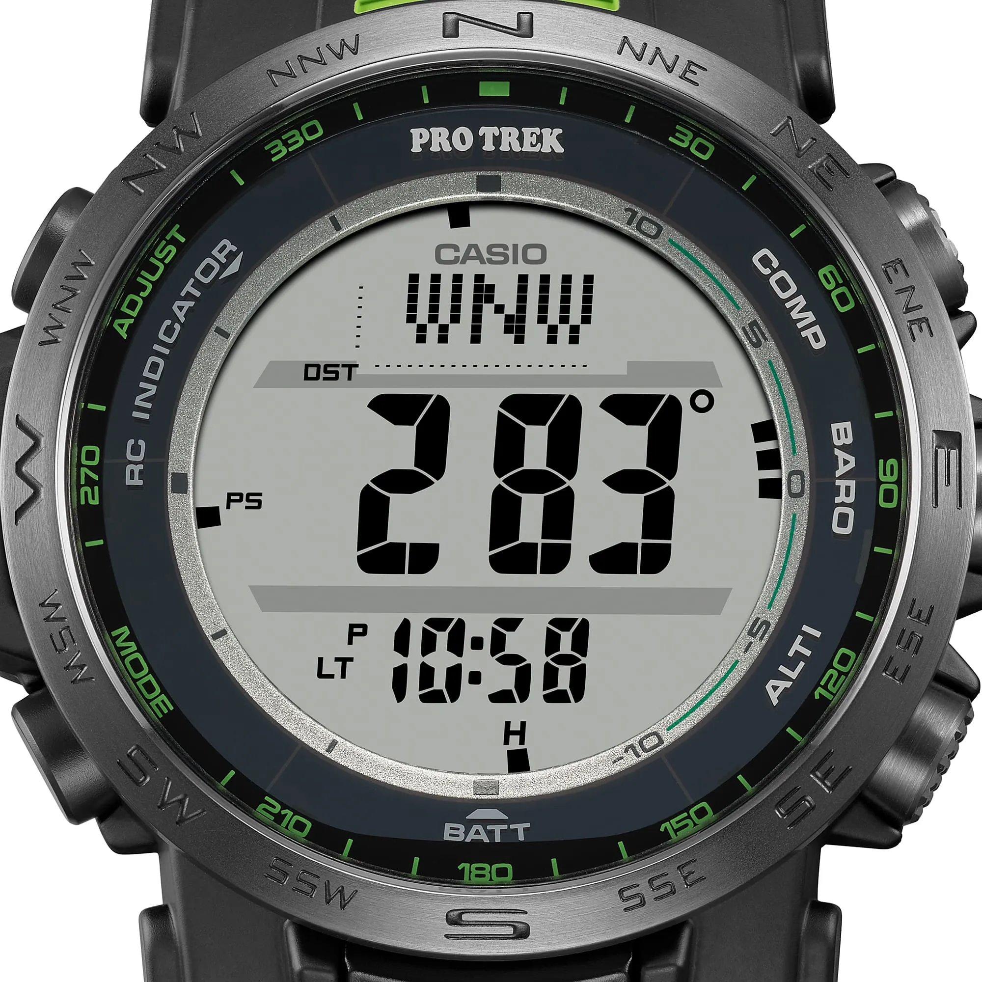 Casio Pro Trek Tough Solar Resin Band Watch PRW35Y-3D