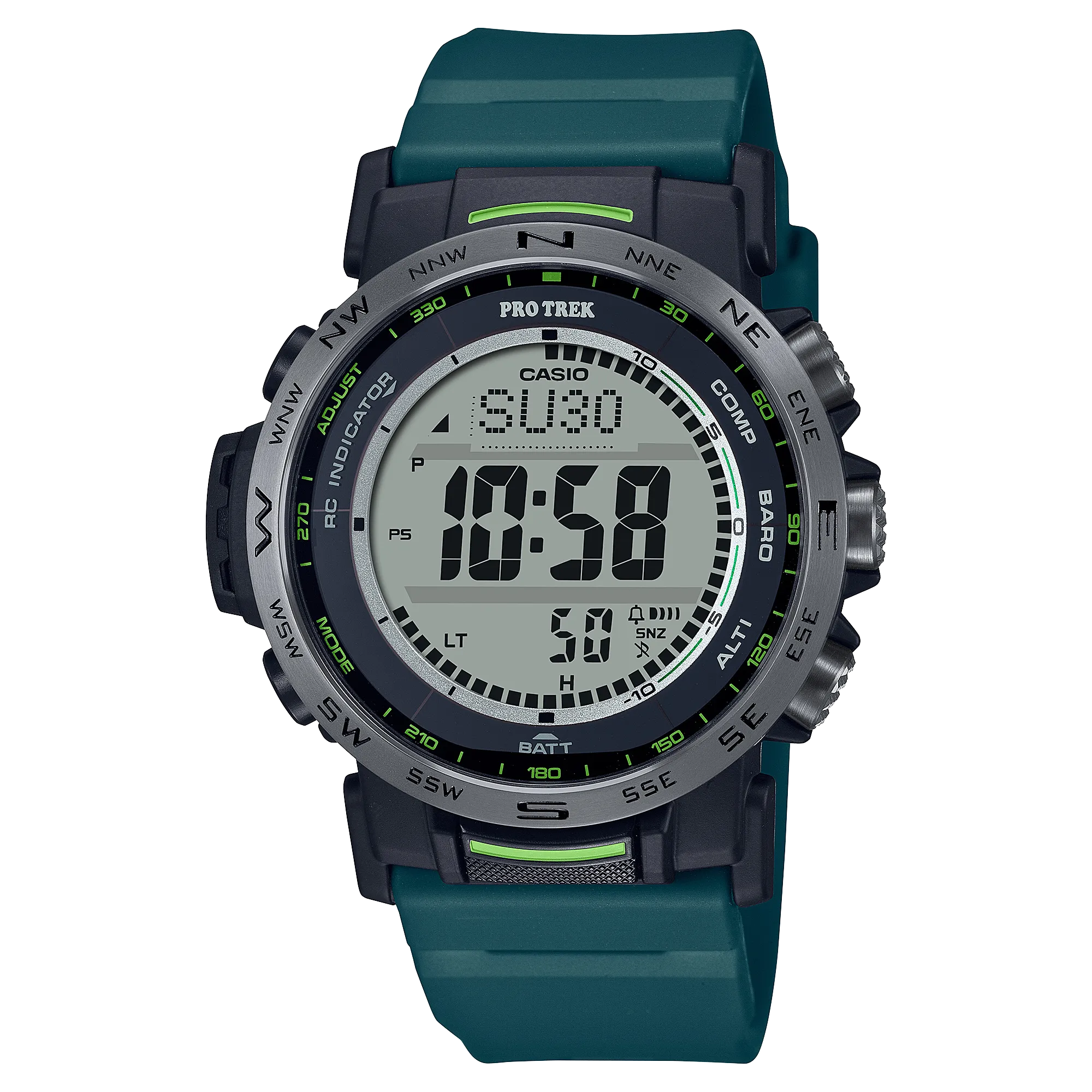 Casio Pro Trek Tough Solar Resin Band Watch PRW35Y-3D