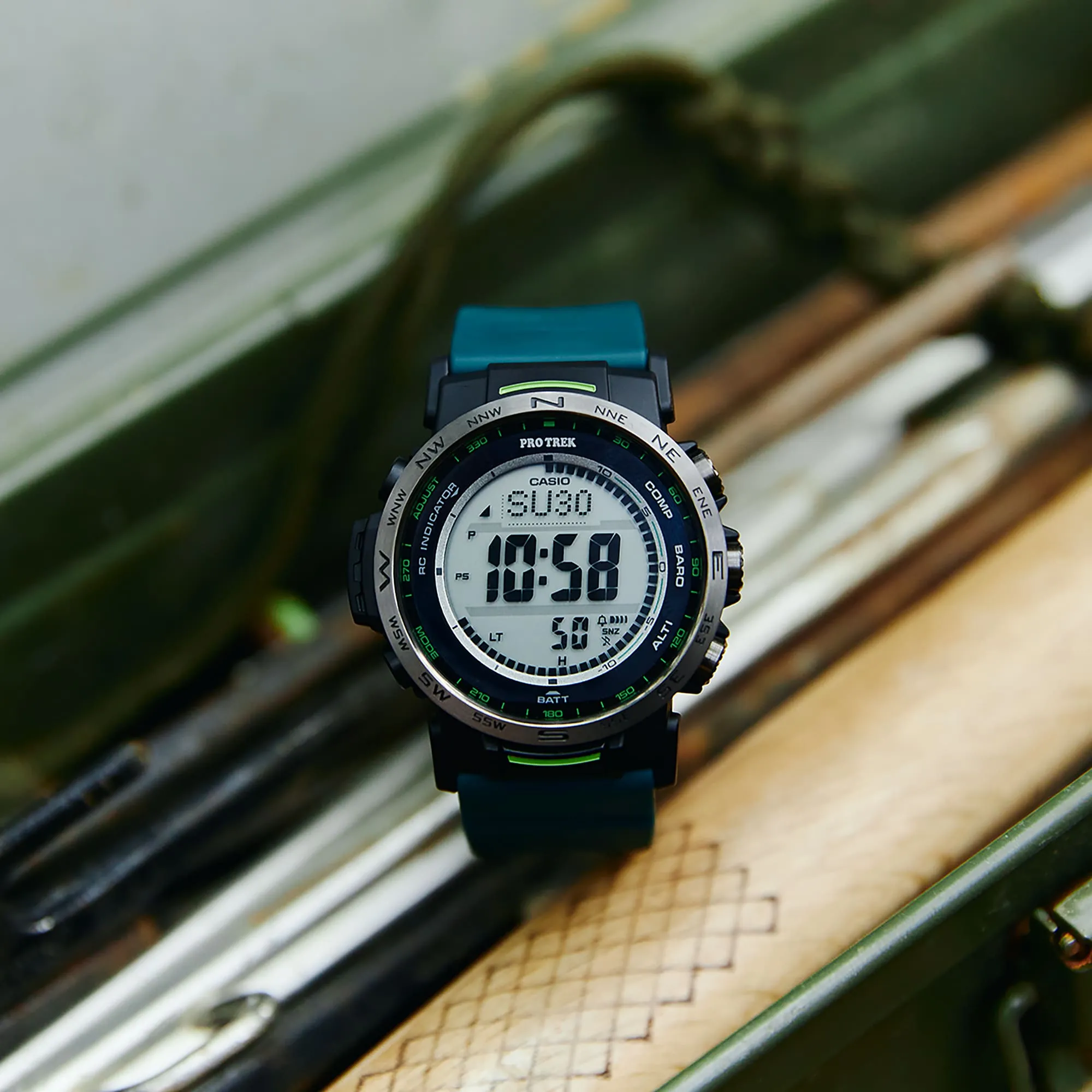 Casio Pro Trek Tough Solar Resin Band Watch PRW35Y-3D
