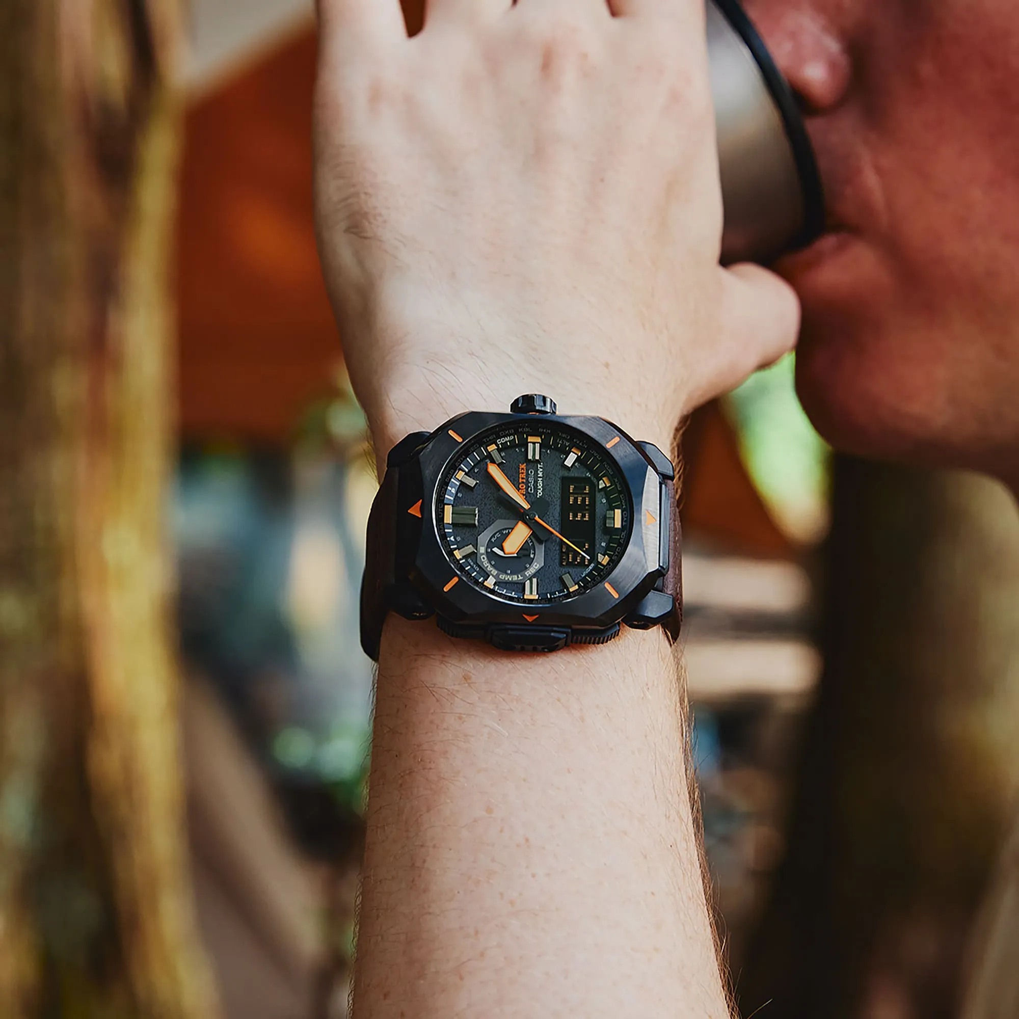 Casio Protrek Climber Line Solar Black Dial Watch PRW6900YL-5D