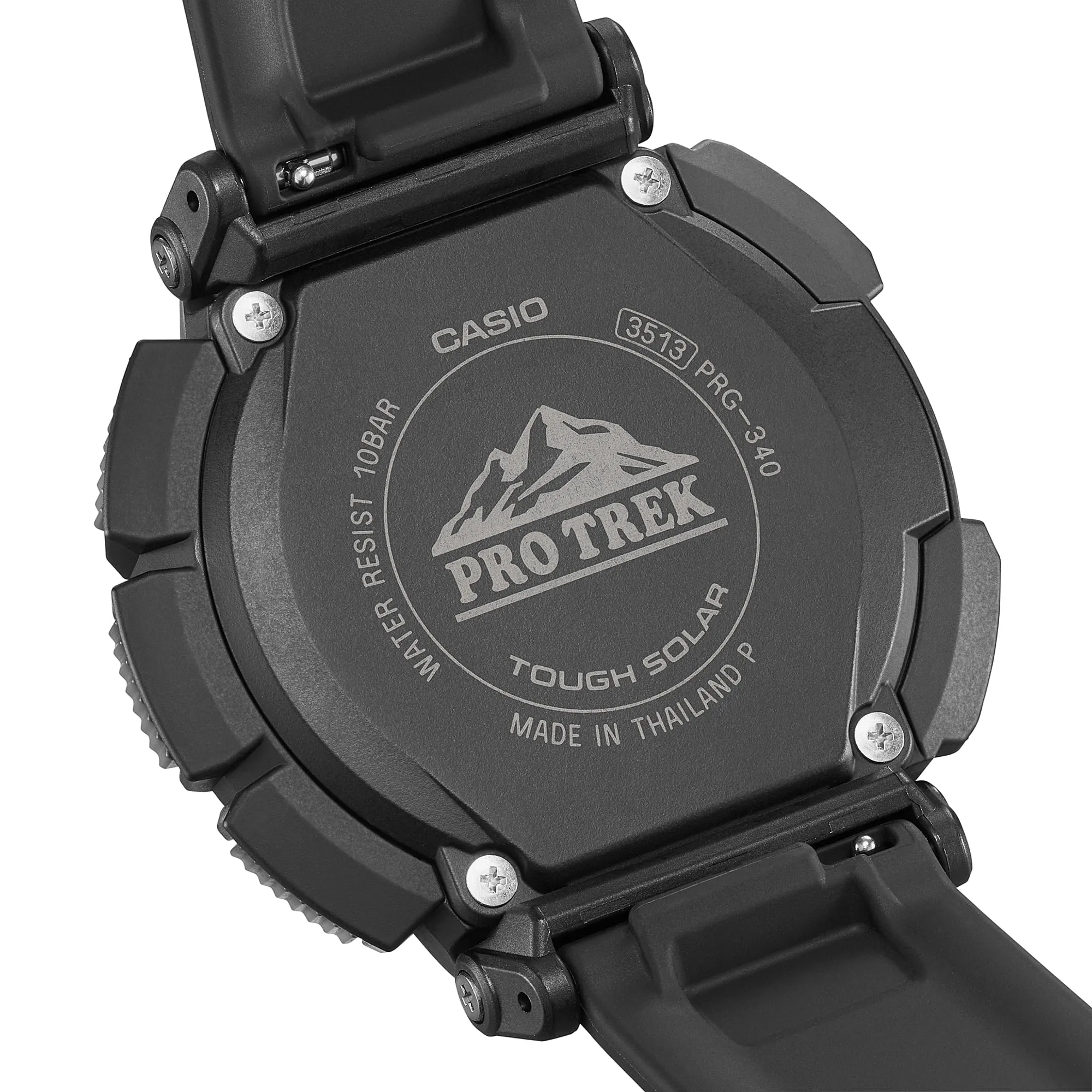 Casio Protrek Digital Solar Black Resin Band Watch PRG340-1D