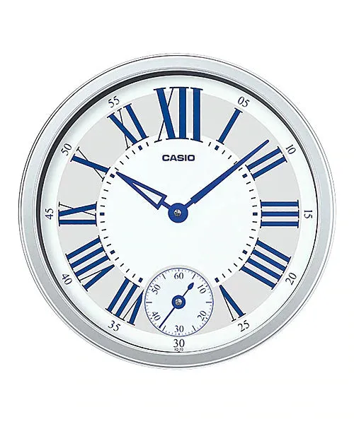 Casio Silver Resin Wall Clock IQ70-8D IQ70-8 (LOCAL BUYERS ONLY)