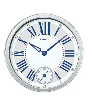 Casio Silver Resin Wall Clock IQ70-8D IQ70-8 (LOCAL BUYERS ONLY)