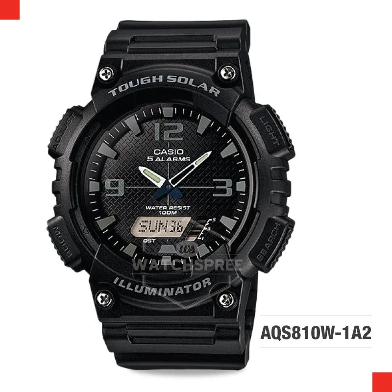 Casio Sport Analog Digital Tough Solar Watch AQS810W-1A2