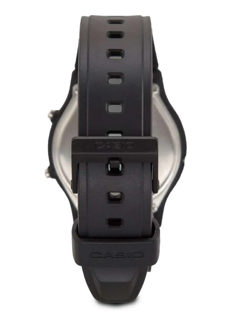 Casio Standard AW-49HE-2AVDF Black Resin Strap Watch for Men