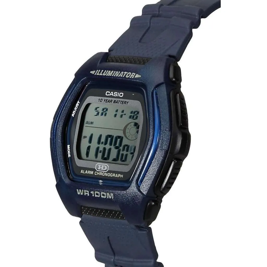 Casio Standard HDD-600C-2A Blue Resin Strap Watch for Men