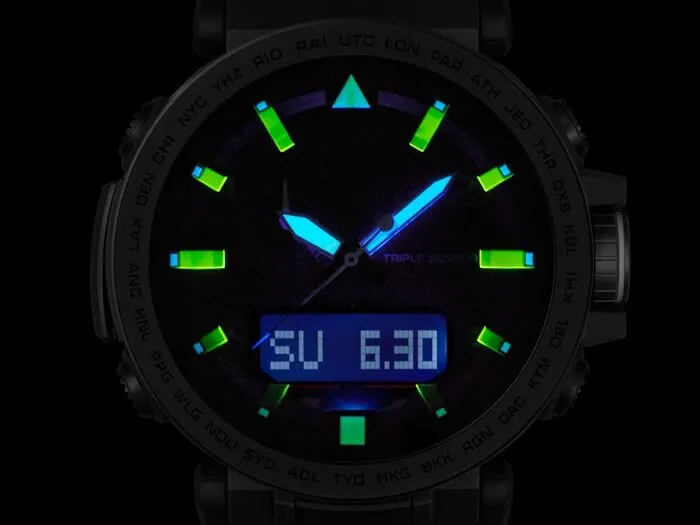 Casio Triple Sensor Version Mens Watch Prg-650Y-1