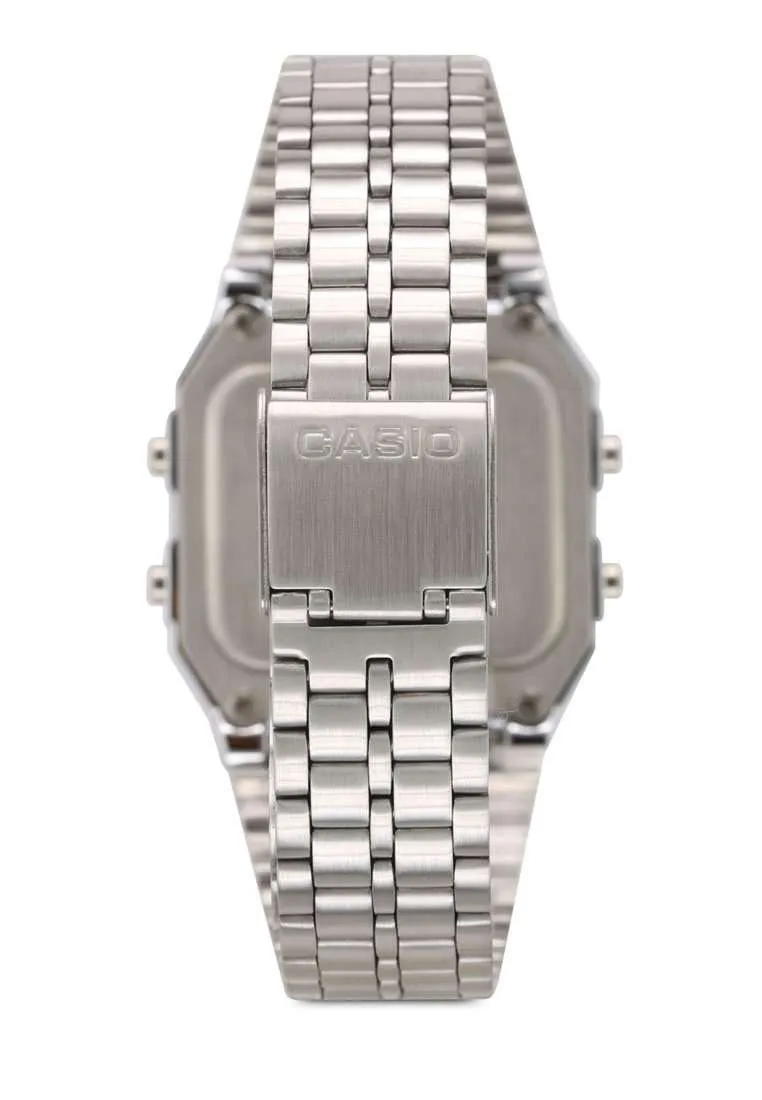 Casio Vintage A500WA-7D Silver Stainless Watch Unisex