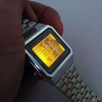 Casio Vintage A500WA-7D Silver Stainless Watch Unisex