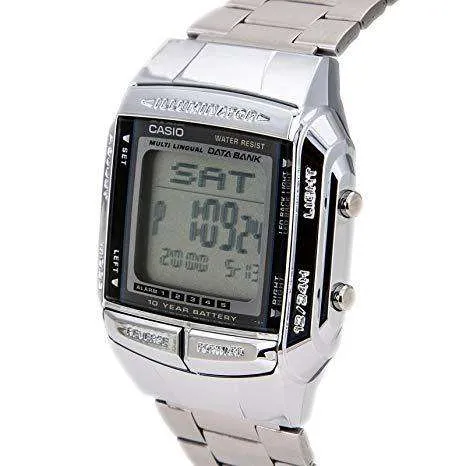 Casio Vintage DB-360-1A Silver Stainless Watch For Men and Women