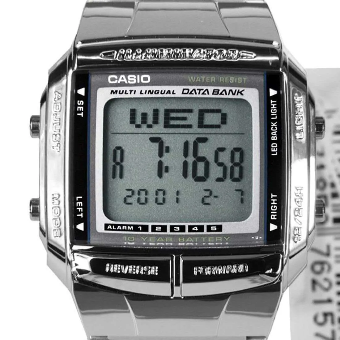Casio Vintage DB-360-1A Silver Stainless Watch For Men and Women