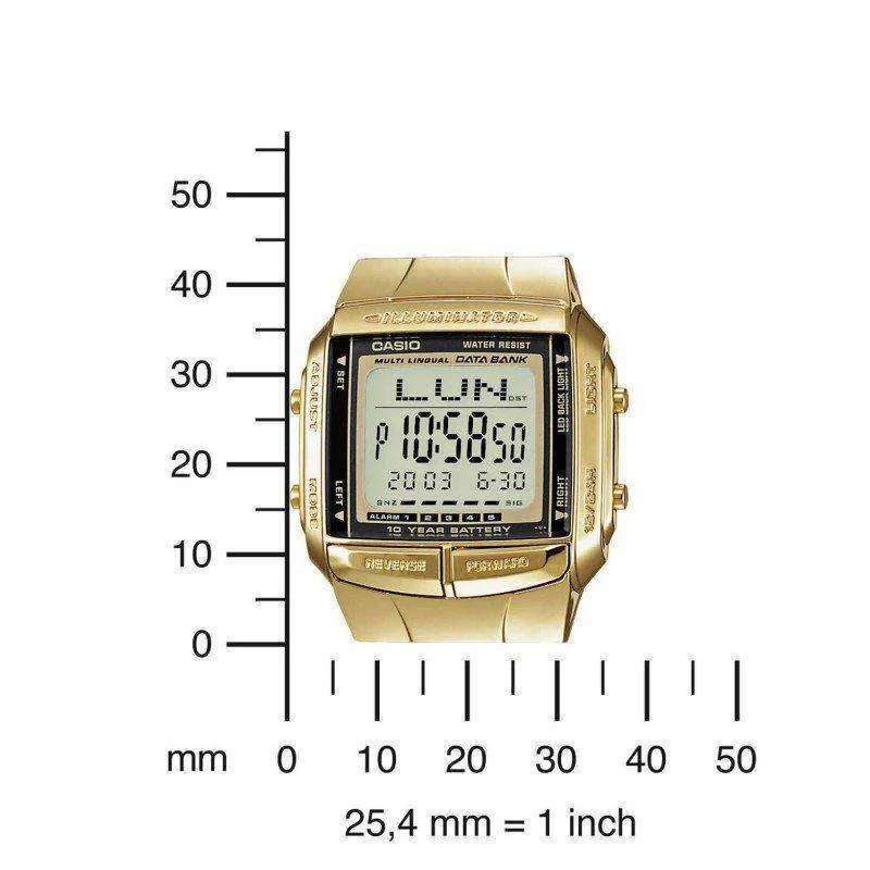 Casio Vintage DB-360G-9A Gold Plated Watch For Men and Women