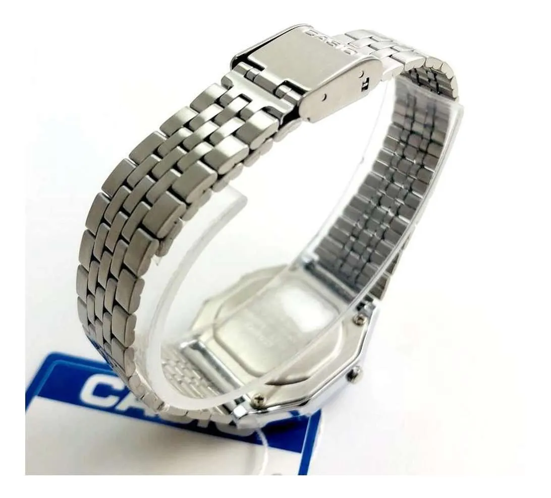 Casio Vintage LA680WA-7DF Silver Stainless  Watch for Women
