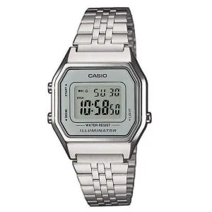 Casio Vintage LA680WA-7DF Silver Stainless  Watch for Women