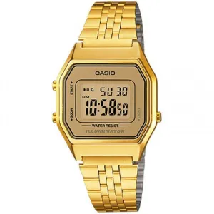 Casio Vintage LA680WGA-9D Gold Plated Watch for Women