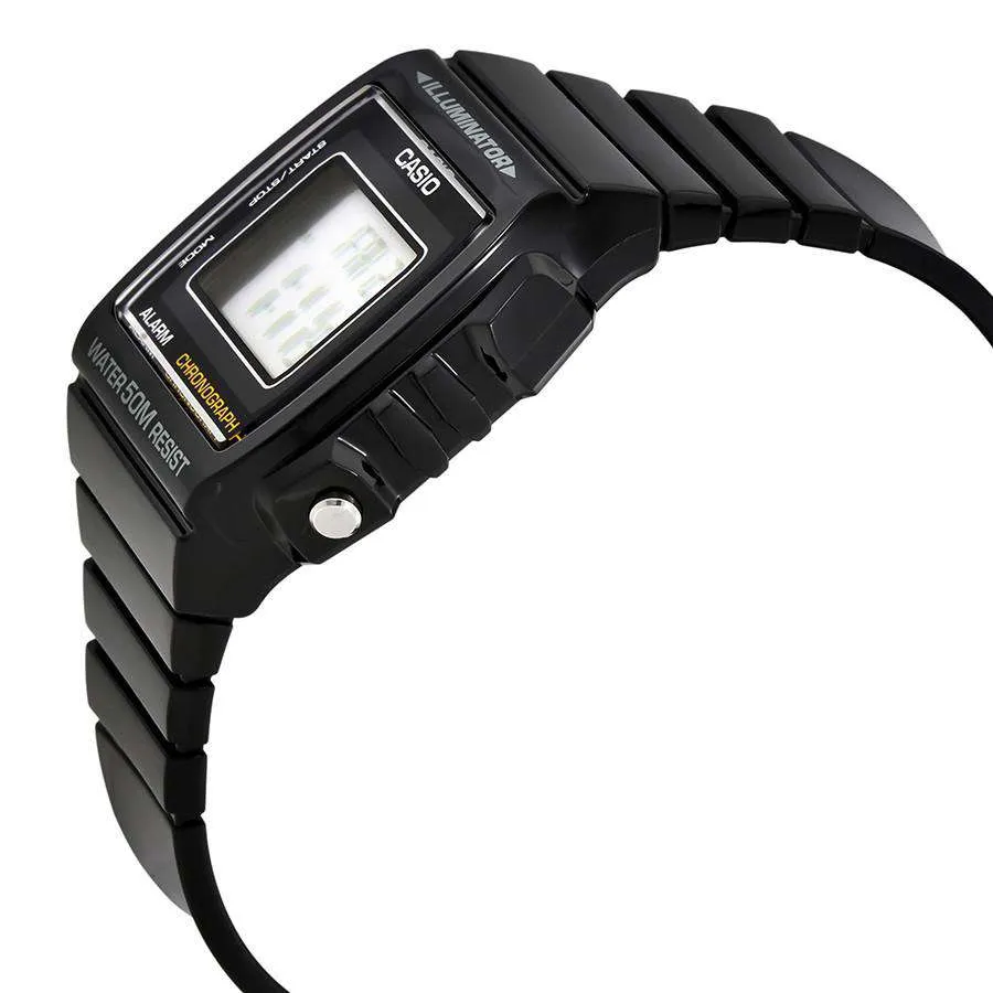 Casio W-215H-1A Black Resin Watch for Men and Women